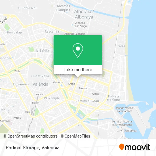 Radical Storage map