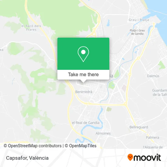 Capsafor map