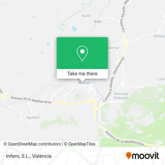 Infern, S.L. map