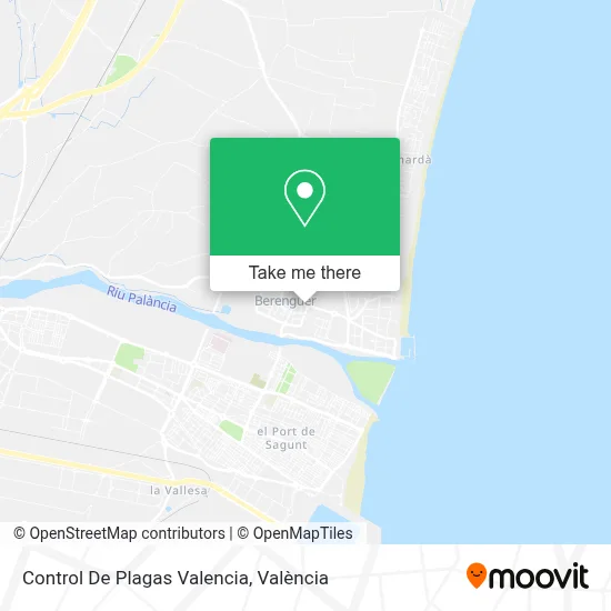 Control De Plagas Valencia map