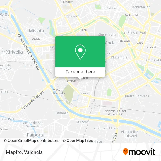 Mapfre map