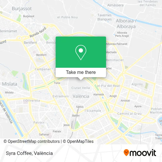 Syra Coffee map