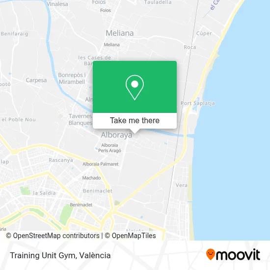 Training Unit Gym map