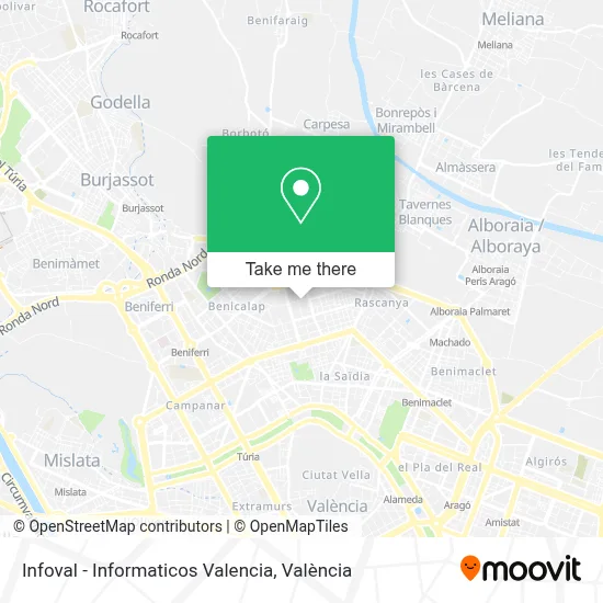 Infoval - Informaticos Valencia map