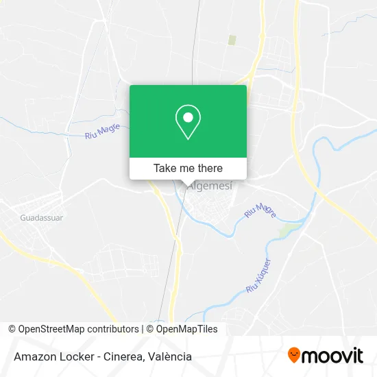 Amazon Locker - Cinerea map