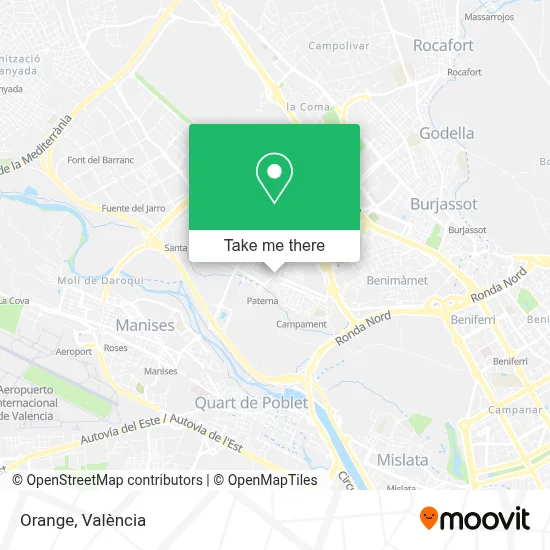 Orange map