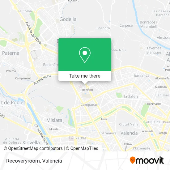 Recoveryroom map