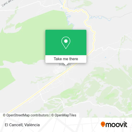 El Cancell map