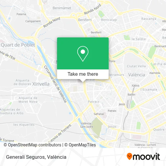Generali Seguros map
