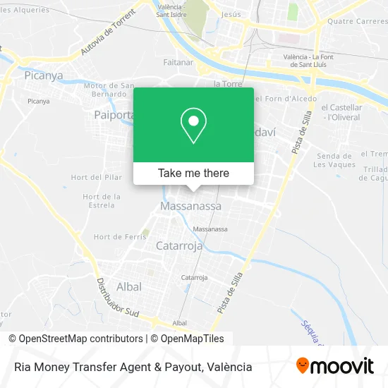 Ria Money Transfer Agent & Payout map