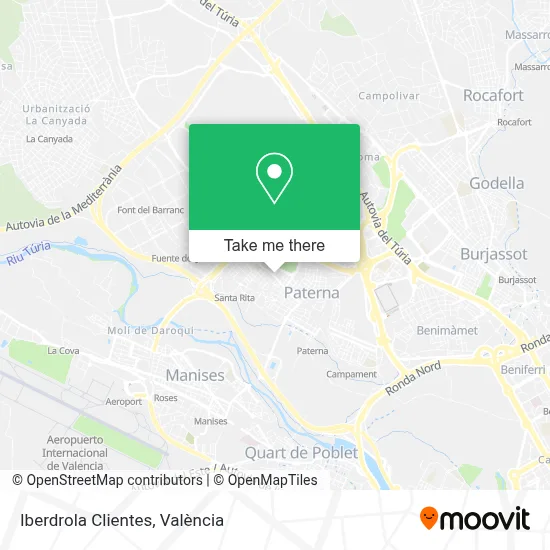 Iberdrola Clientes map