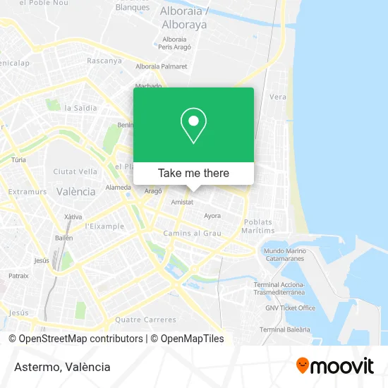 Astermo map