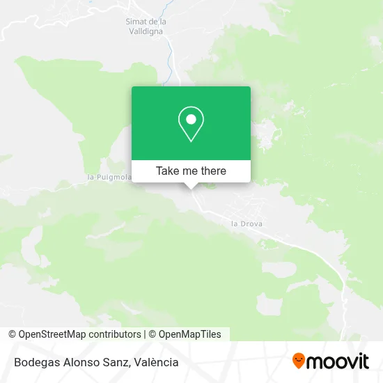 Bodegas Alonso Sanz map