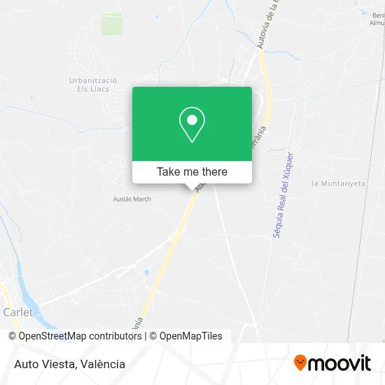 Auto Viesta map
