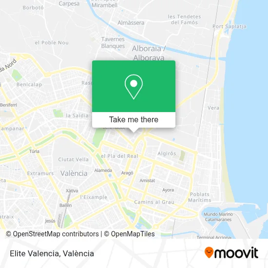 Elite Valencia map
