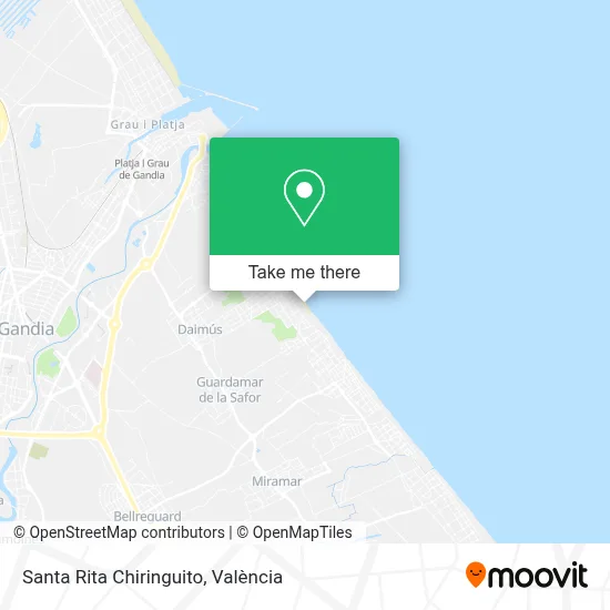 Santa Rita Chiringuito map