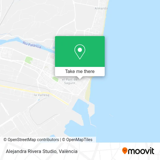 Alejandra Rivera Studio map