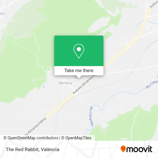 The Red Rabbit map