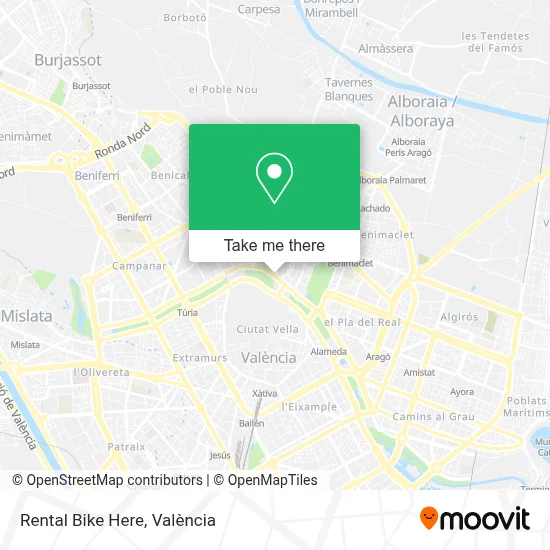 Rental Bike Here map