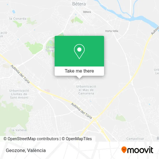 Geozone map