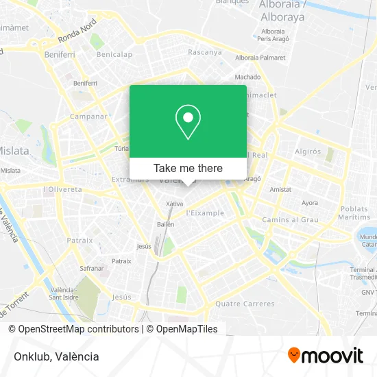 Onklub map