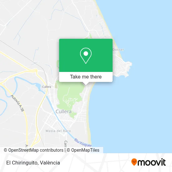 El Chiringuito map