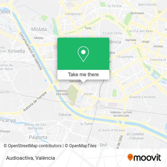 Audioactiva map