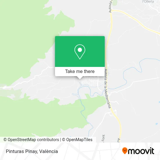 Pinturas Pinay map