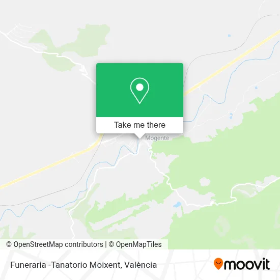 Funeraria -Tanatorio Moixent map
