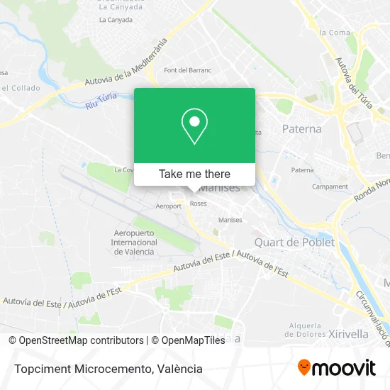 Topciment Microcemento map