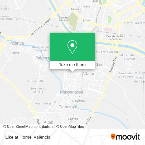 Como En Casa map