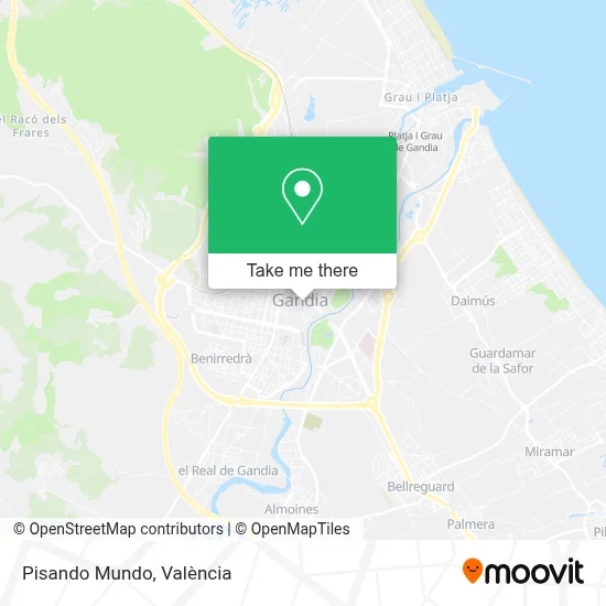Pisando Mundo map