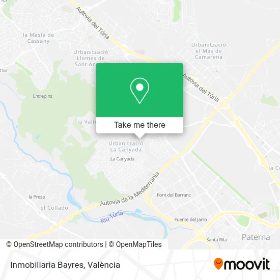 Inmobiliaria Bayres map