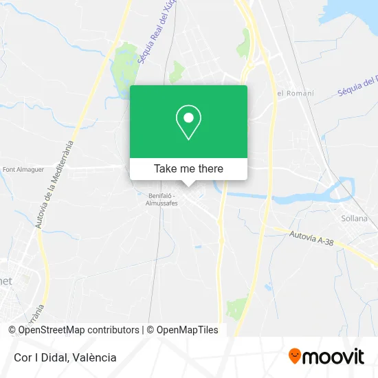 Cor I Didal map