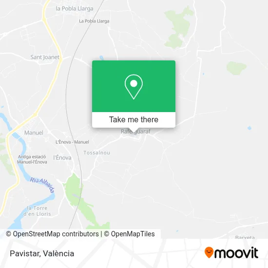Pavistar map