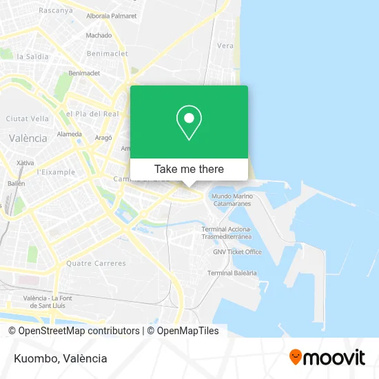 Kuombo map