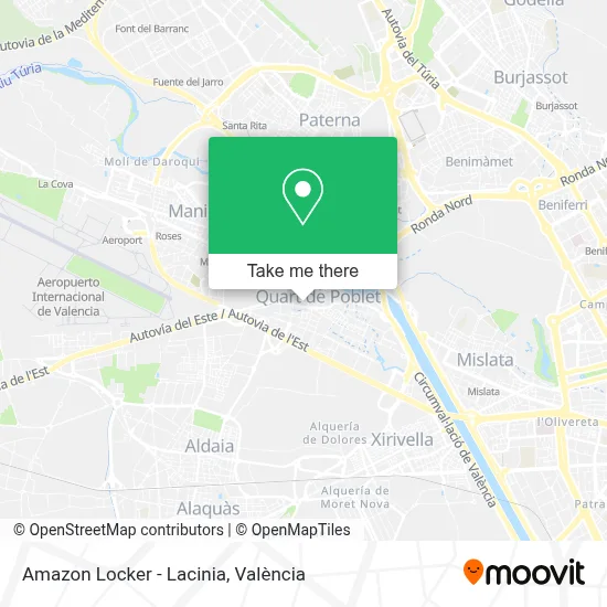 Amazon Locker - Lacinia map