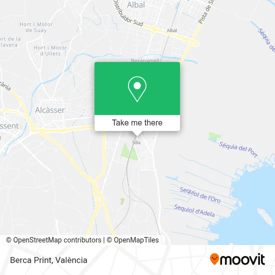 Berca Print map