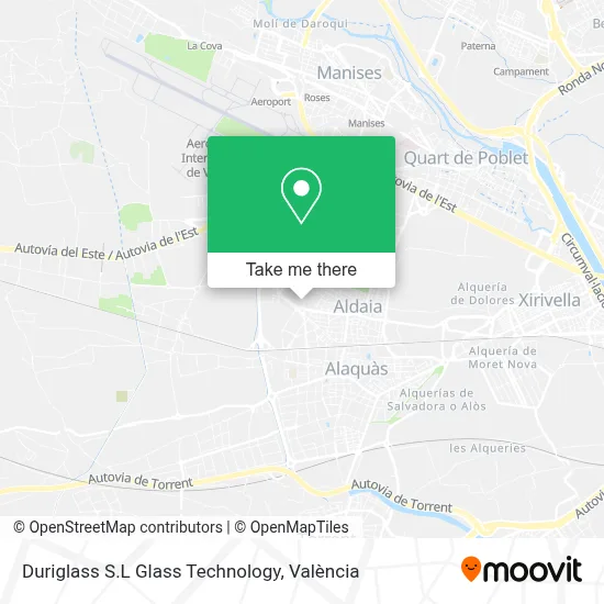 Duriglass S.L Glass Technology map