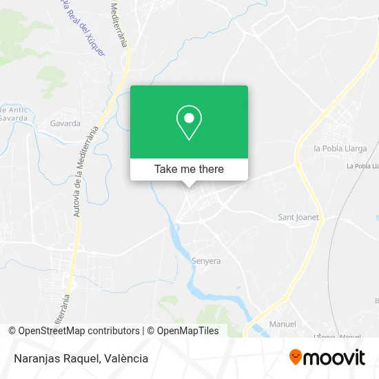 Naranjas Raquel map
