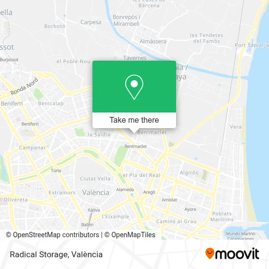 Radical Storage map