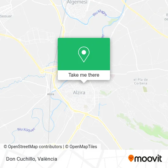 Don Cuchillo map