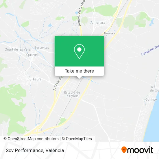 Scv Performance map