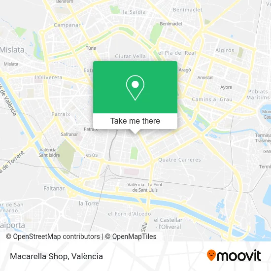 Macarella Shop map