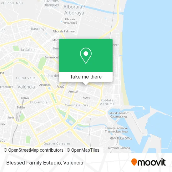 Blessed Family Estudio map