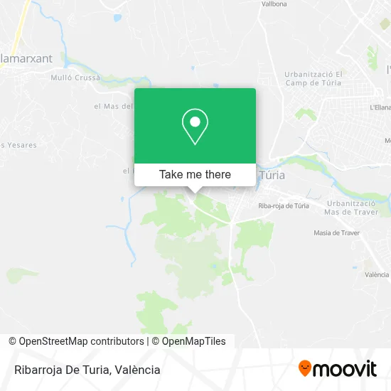 Ribarroja De Turia map