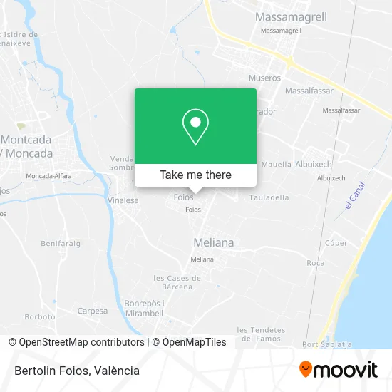 Bertolin Foios map