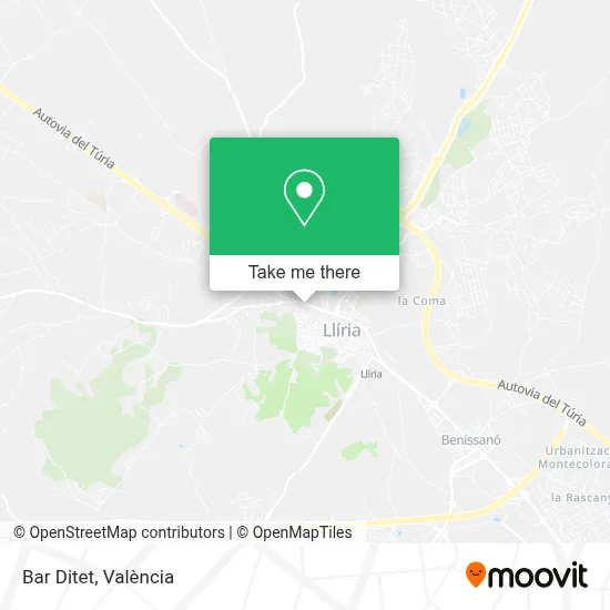Bar Ditet map