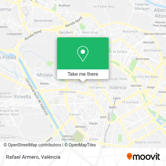 Rafael Armero map
