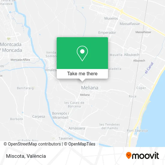 Miscota map